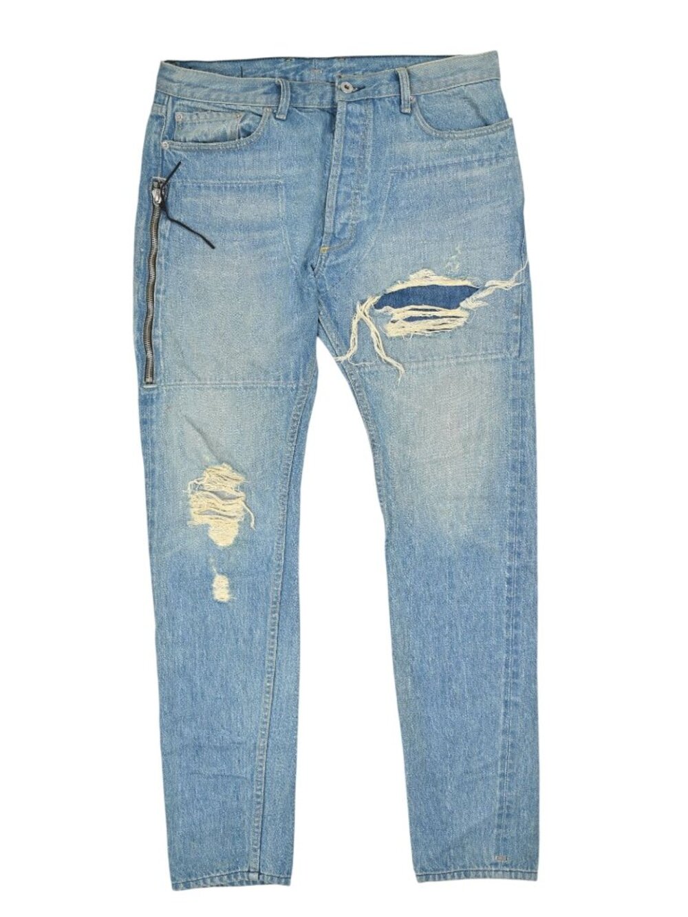 Mr. Completely Distressed Jeans in Blue